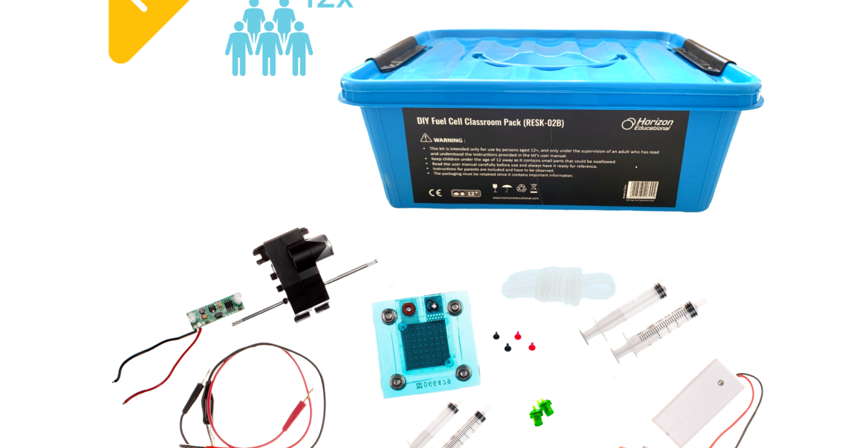 Horizon Educational - DIY Fuel Cell Science Classroom Pack - H2GP
